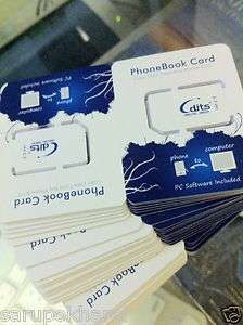 DITS Phone Book SIM Card (1500 Contacts in 1 SIM Card)  