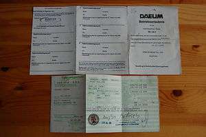 DAELIM SG 125 F GUTACHTEN DATENBLATT ABE  