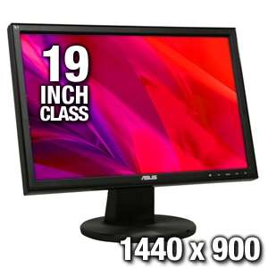 Asus VW193DR 19 Widescreen LCD Monitor   1440x900, 500001 Dynamic 
