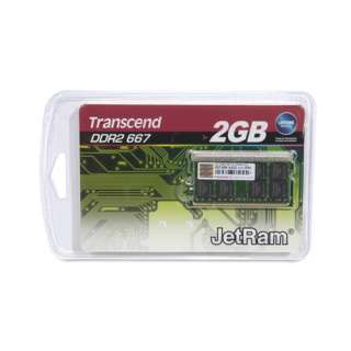 Transcend JM667QSU 2G 2GB Memory Module   PC5400, DDR2, 667MHz, SODIMM 