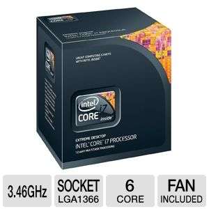 Intel Core i7 990X BX80613I7990X Extreme Edition Processor   Six Core 