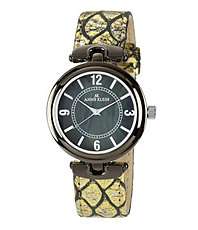 AK Anne Klein Mother of Pearl Gold Leather Watch $65.00