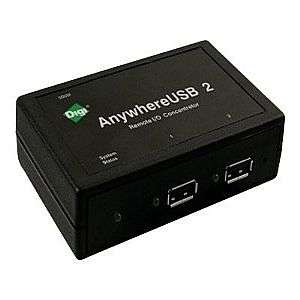 Digi AnywhereUSB 2   Terminal server   2 ports   Ethernet, USB, Fast 