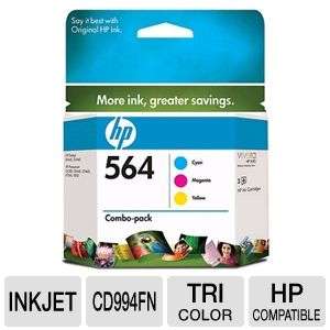 HP 564 Combo Pack (CD994FN)   Yellow, Cyan, Magenta 