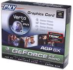 PNY Verto GeForce 5200 / 256MB DDR / AGP 8x / Dual VGA / TV Out 