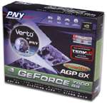 PNY GeForce 7600 GS / 512MB GDDR2 / AGP 8x / DVI / VGA / HDTV / Video 