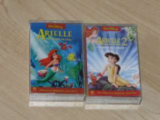 Arielle die Meerjungfrau   Kassetten (Hörspiele zum Film I & II) in 