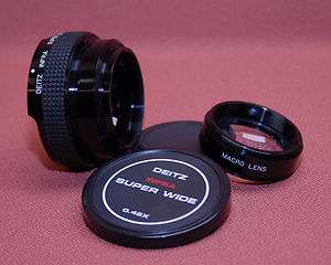   CONDITION Deitz INFRA Super Wide Macro 0.42X Lens + Original Caps