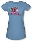 Mgm Pink Panther Revenge Jrs Carolina Blue Cap Slv T Shirt MGM157 JS