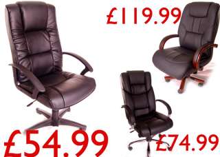 Leather Office Chair study computer  3 styles fr.£49.99  