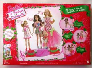 Barbie a Perfect Christmas Dolls & Stage Gift Set 2011 New 