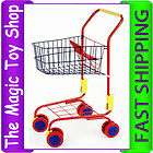 NEW Metal Shopping Trolley Basket Play Food Toy Shop