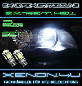 BMW E46 Coupe 99 06 Xenon Style LED 5er SMD CanBus Standlichter EXTREM 