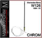 Mercedes ANTENNE,Antenne​nmast CHROM W126 280 560SEL SEC