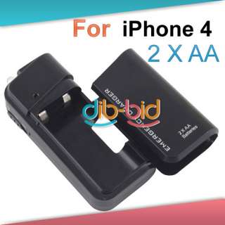   USB Battery Charger 2AA with Flashlight for iPhone 4G 3G 3GS 4S iPod