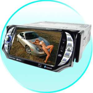 LCD Car Stereo DVD Player AV System with Bluetooth 1DIN  