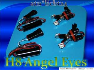 6W Power LED Angel Eyes Tagfahrlicht / Standlicht H8 BMW 1er. E82 E87 