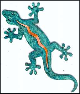 COPPERCUTTS Gecko Wall Plaque SouthWest Style Copper  