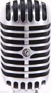 Shure 55SH UNIDYNE Series II Cardioid Dynamic Microphone Features at a 