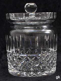   Cut Glass/Crystal Cookie Jar or Biscuit Barrel Diamond Design  