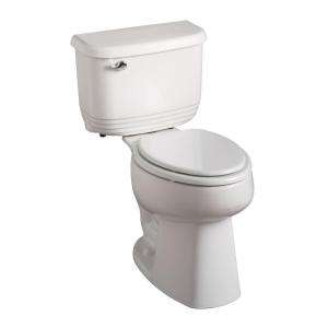 Sterling Plumbing Riverton 2 Piece High Efficiency Elongated Toilet in 