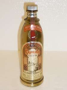   500 ML 1984 LOS ANGELES OLYMPIC GOLD BOTTLE RARE VINTAGE COFFEE  