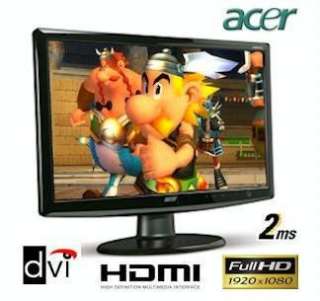 Acer H233HAbmid Full HD 23 Zoll Flachbildschirm Analog & DVI (HDCP 