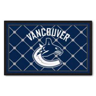 FANMATS Vancouver Canucks 4x6 Rug 10456  