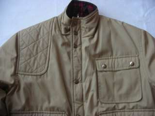 mens vintage pacific trail coat style puffy winter coat color tan red 