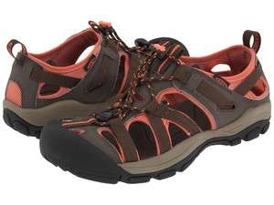 Keen Owyhee Slate Black Coral Brown Closed Toe Sandals Strappy Sport 