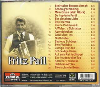 Fritz Pail   Seine schönsten Stückeln auf der Steirischen Harmonika 