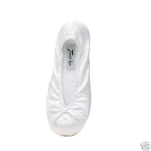 NEW Molly Bridal Flat Sole Slippers S, M, L,XL  