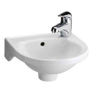 Pegasus Rosanna Wall Hung Lavatory Basin in White 4 521WH at The Home 