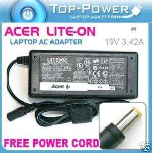 ACER Aspire One Liteon PA 1300 04 ZG5 AC ADAPTER zg 5  