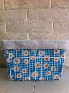 BICYCLE BASKET LINER BLUE DAISY CRUSIER BIKES   
