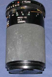 Tamron CF Tele Macro 13.5 70 150mm BBAR MC Adaptall 2 Lens  