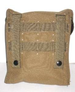 NEW MILITARY MARINE 200 RND COYOTE MOLLE SAW AMMO POUCH  