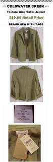 89 Coldwater Creek Womens Silk Jacket Plus sz W18  
