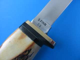 Case XX 5 Finn Knife Stag handles NR Knives  