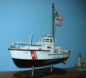   COAST GUARD LIFEBOAT Ship model on Stand 15 Long AWESOME  