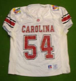 USC GAMECOCKS Game Worn Football Jersey   FIRST BOWL VICTORY Shoppers 