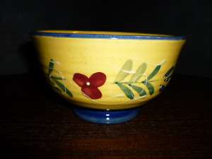 Baum Bros Style Eyes Blue Floral Collection Cereal Bowl  