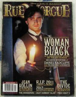 RUE MORGUE # 119 January/February 2012 WOMAN In BLACK Daniel Radcliffe 