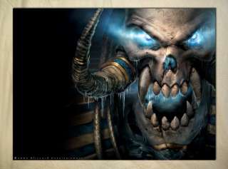 R13 WarCraft 3 Frozen Throne Undead Lich Skull POSTER  