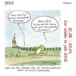     2012 Sternzeichen Cartoonkalender  Johann Mayr Bücher