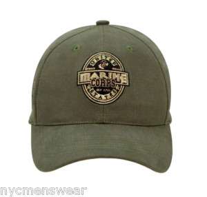 OLIVE DRAB US MARINE CORPS HAT   LOW PROFILE CAP  