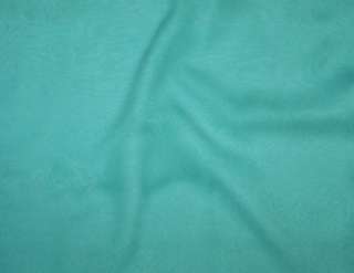 Silk CHIFFON Fabric AQUA 45  