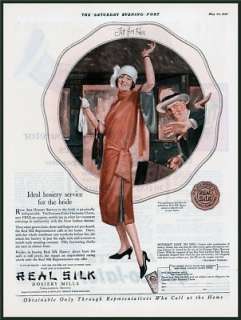 1925 AD Real Silk hosiery Indianapolis advertising  