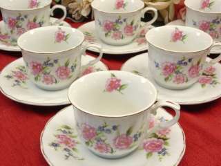 Fiona Sale Price Teacups, Inexpensive But Not Cheap Looking Set of Six 