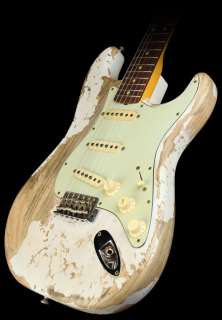   MB 61 Stratocaster Ultimate Relic Electric Guitar White Blonde  